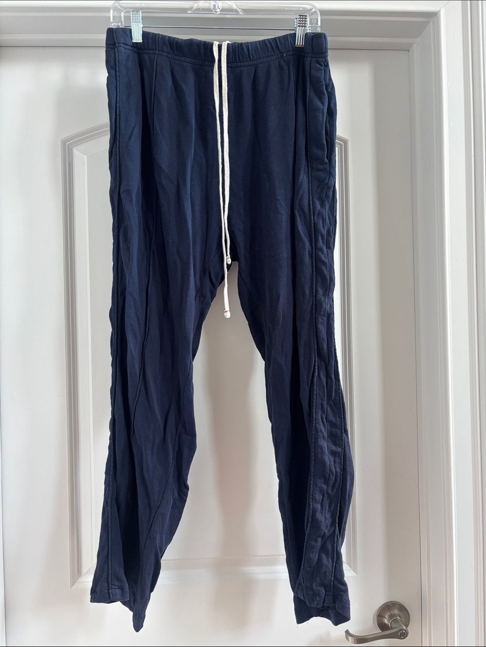 Men's Navy Drawstring Joggers - Classic Casual Sweatpants